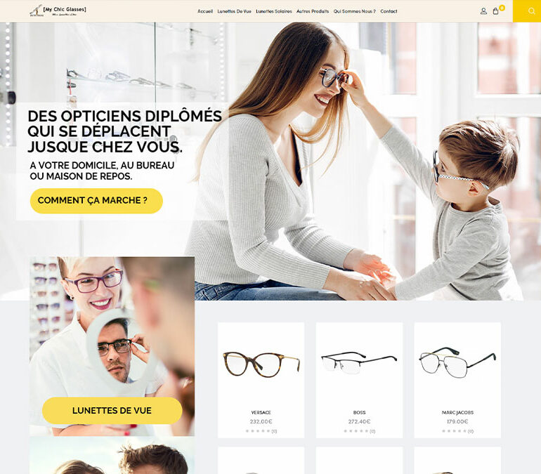 Site web de My Chic Glasses