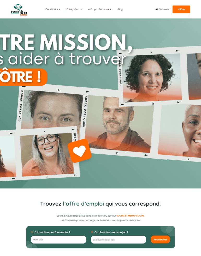 Site web de Social and Co