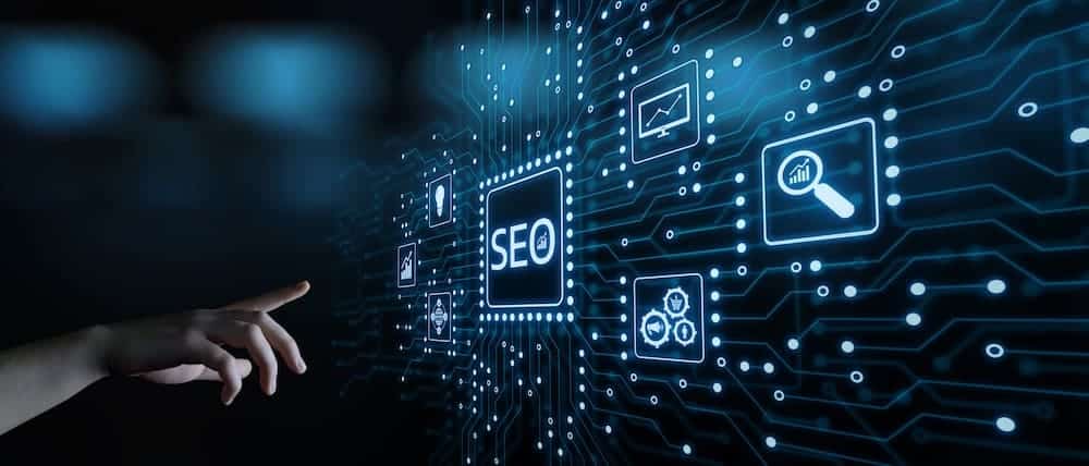 Visuel d’une optimisation SEO technique et contenu