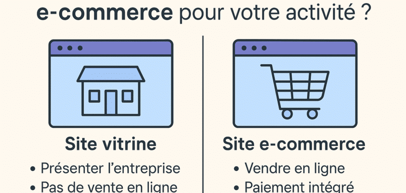 Site vitrine vs ecommerce : comment choisir ? | Aji Creative