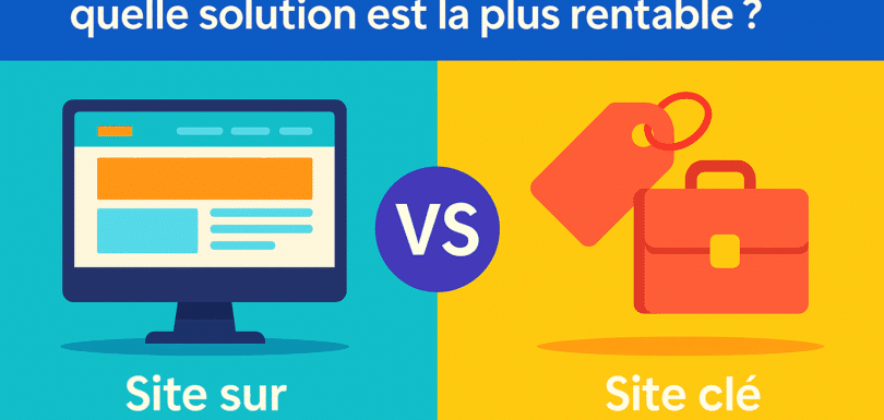 Site sur mesure vs clé en main : lequel est plus rentable ?
