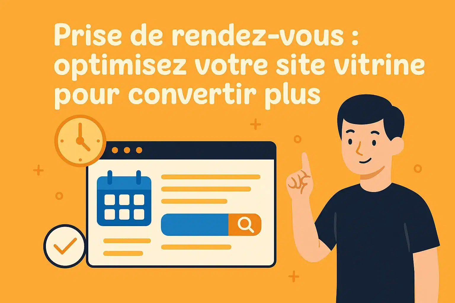 Prise de rendez-vous : optimisez votre site vitrine pour convertir plus