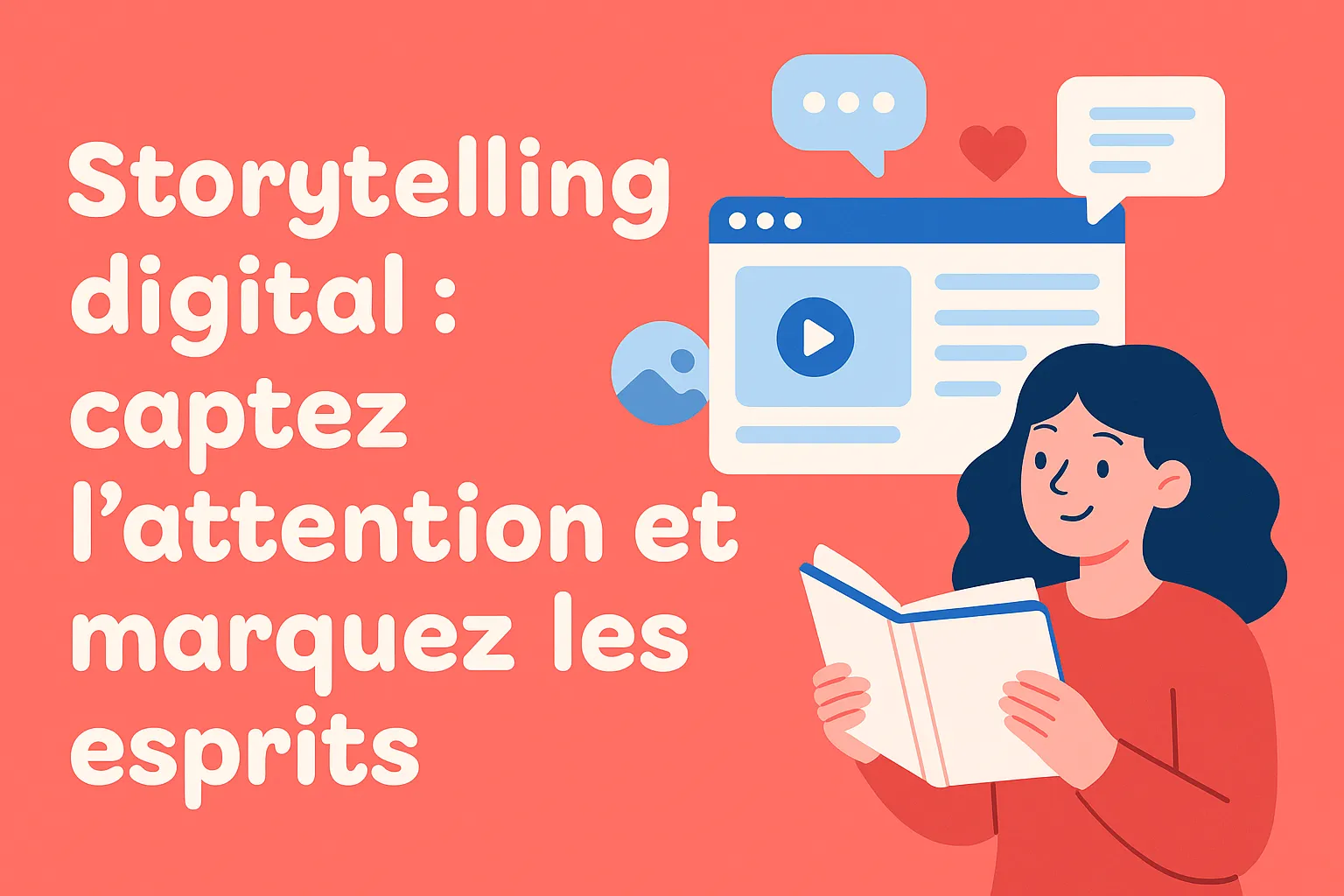 Storytelling digital : captez l’attention et marquez les esprits