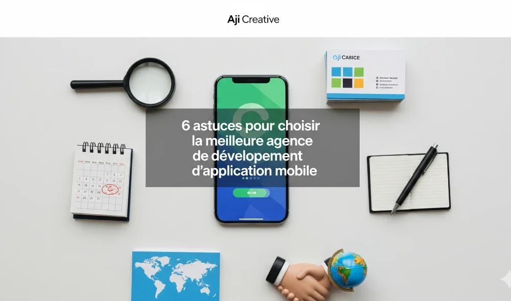 6 astuces agence de développement application mobile | Aji Creative