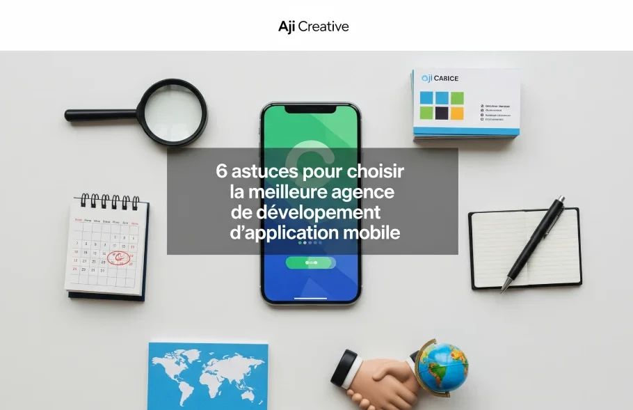 6 astuces agence de développement application mobile | Aji Creative